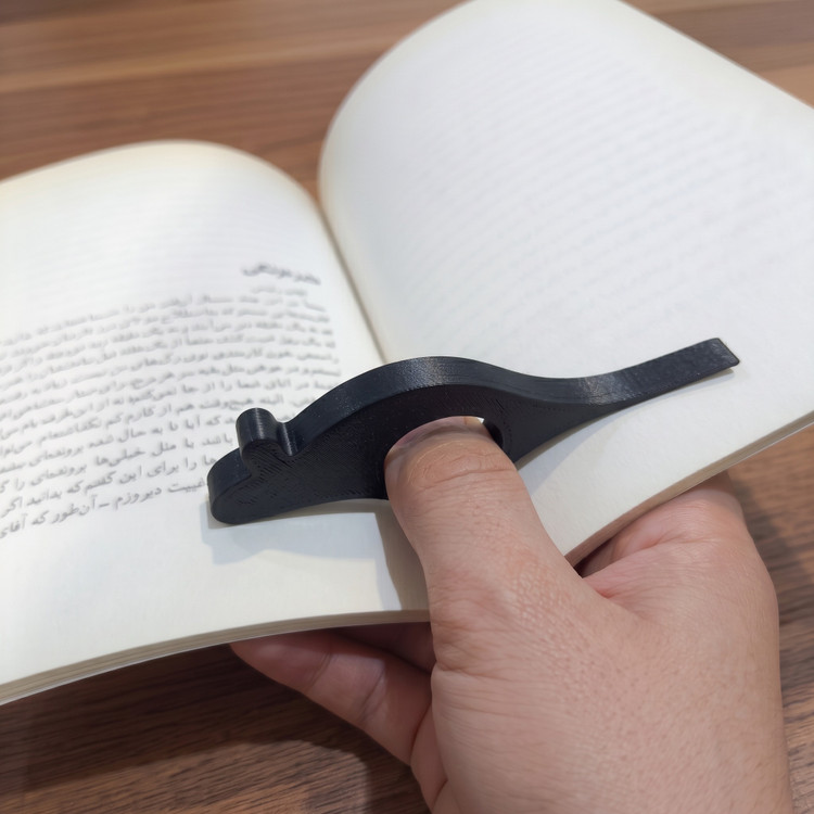 نگهدارنده صفحه کتاب انگشتی مدل موش کد 1110