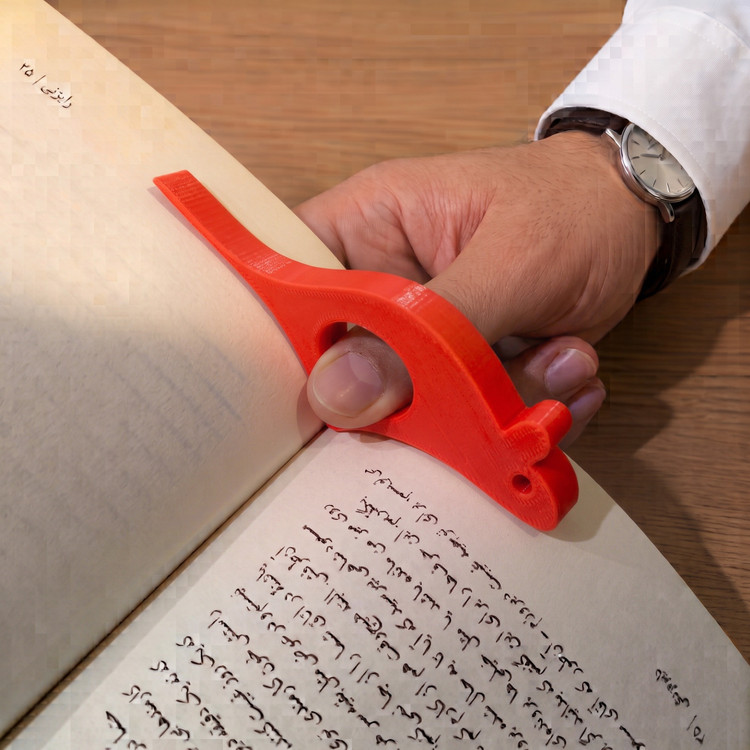 نگهدارنده صفحه کتاب انگشتی مدل موش کد 1110