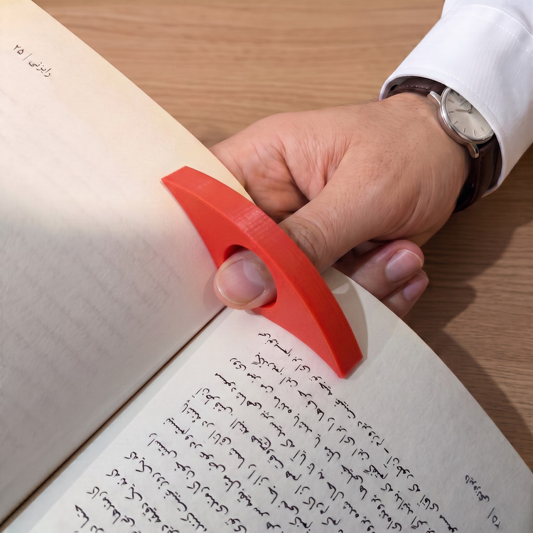 نگهدارنده صفحه کتاب انگشتی مدل ساده کد 1103
