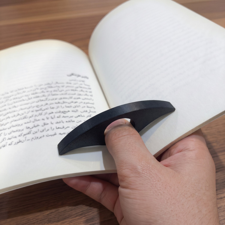نگهدارنده صفحه کتاب انگشتی مدل ساده کد 1103